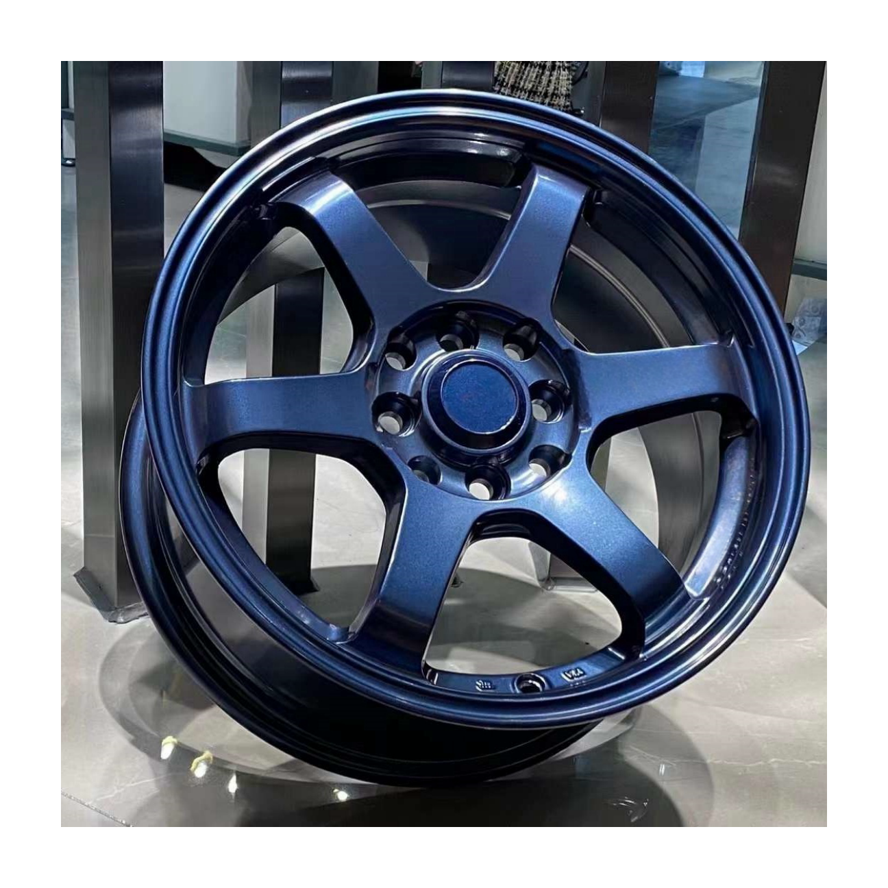 RC Cheap Price Te37 Alloy Other Auto Monoblock Passenger Racing Car Wheels Car Aluminium Rims Rines Hubs 5x114.3 18 Inch Wheels