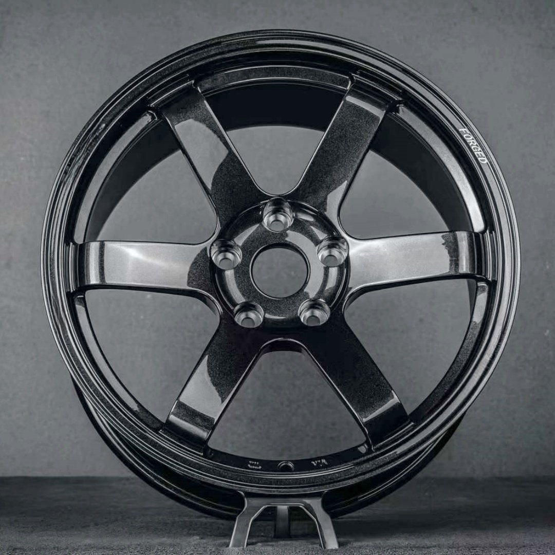 RC Cheap Price Te37 Alloy Other Auto Monoblock Passenger Racing Car Wheels Car Aluminium Rims Rines Hubs 5x114.3 18 Inch Wheels