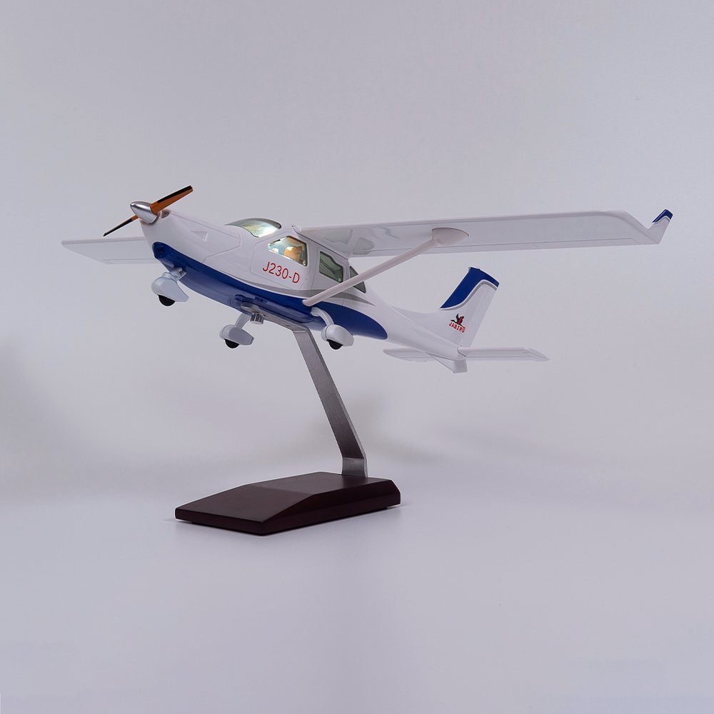 LED Private Jet J230-D Model Aircraft with Landing Gear and Stand for Wholesale