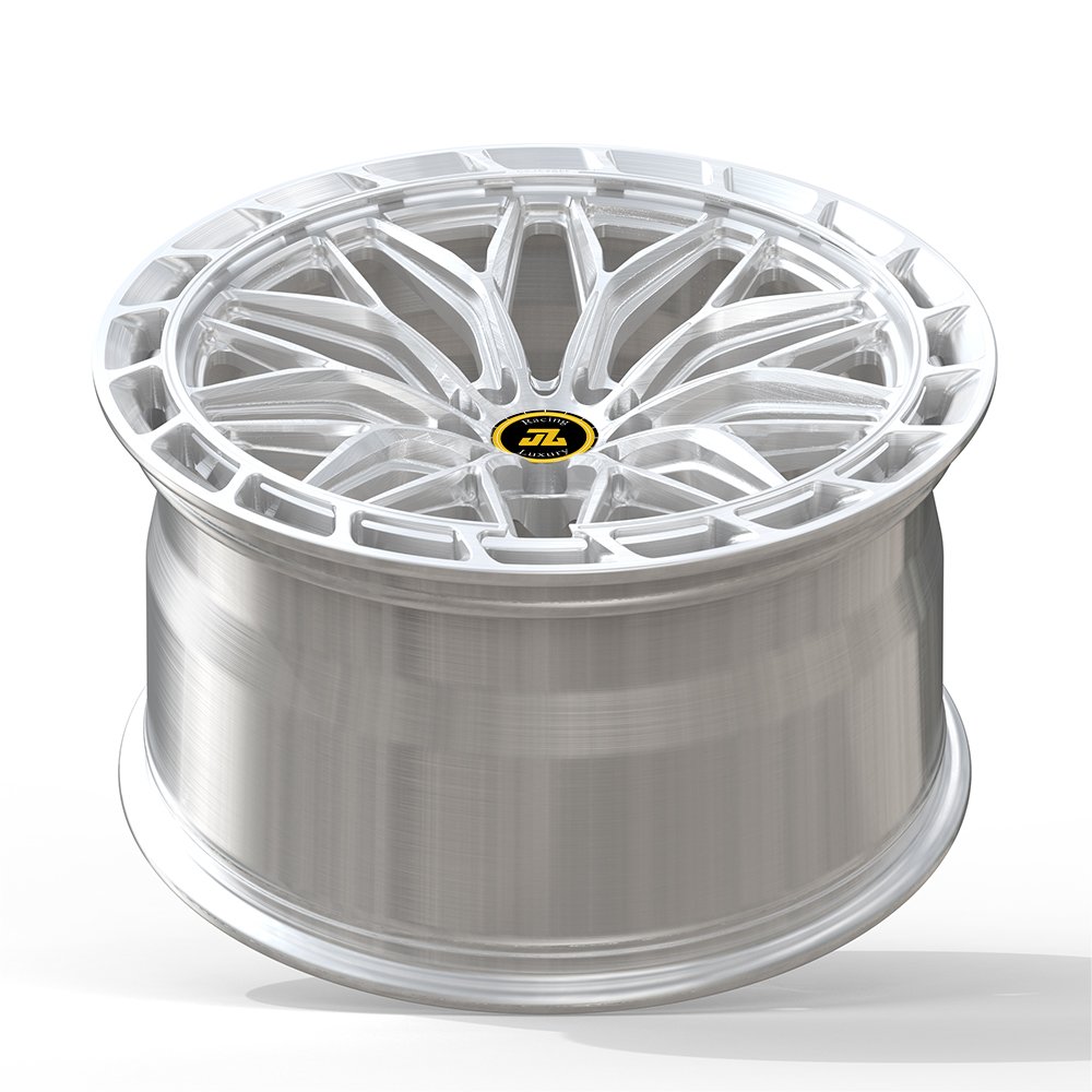 JZ Custom 1-piece17-26inches Aluminum Alloy Chrome Polish Brush Deep Dish Wheels for G500 G63 5x130 5x112 Q5 A5