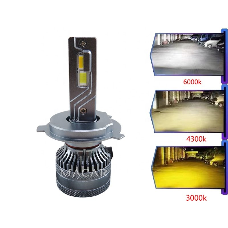 MACAR High Bright 60w 12000lumen Led Faros H7 H11 Light Car Bulb 9005 9006 H1 Canbus Luces H4 Led Headlights for Auto