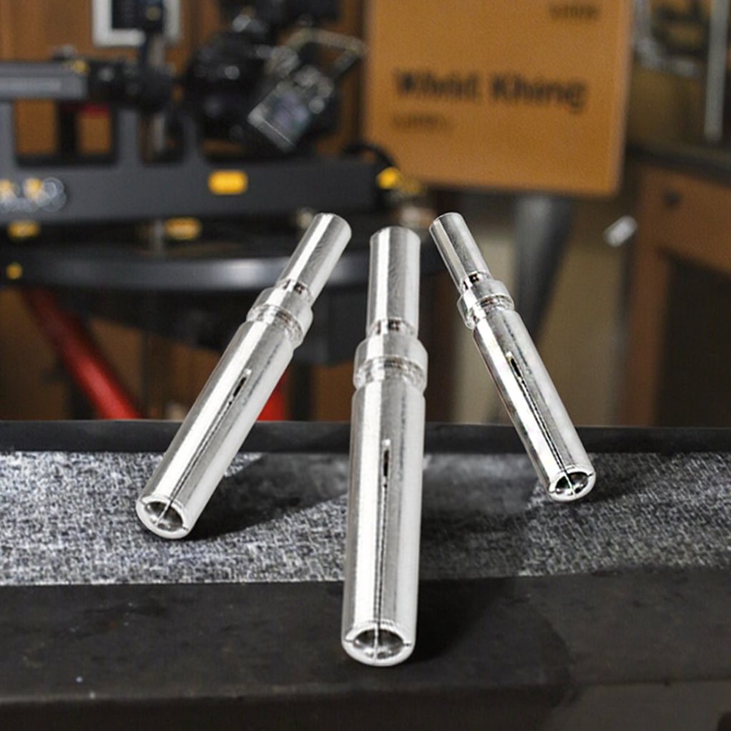 Custom Precision CNC Machining Aluminum Alloy Lathe Parts Aviation Connector Pin Insertion Mechanical Components Drilling