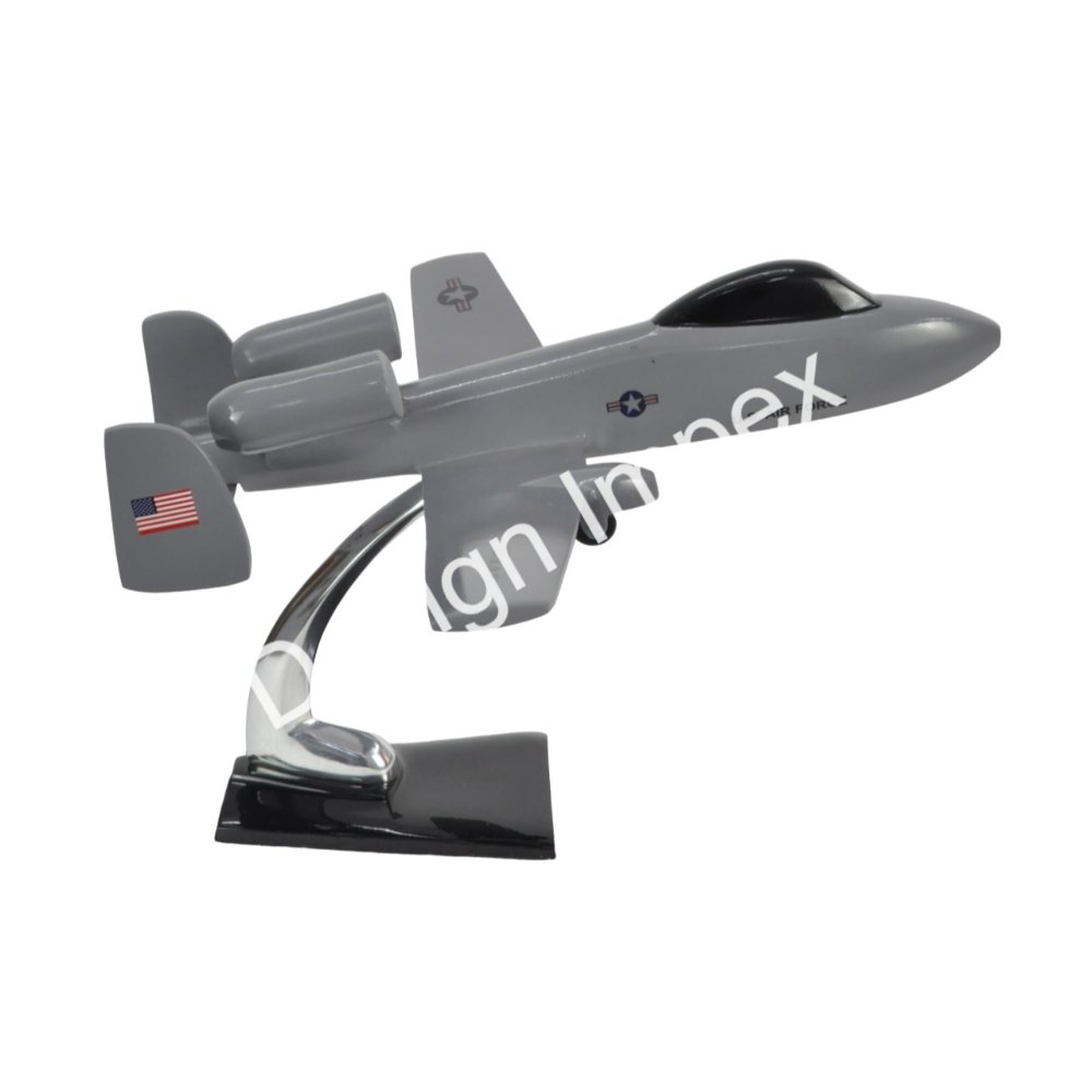Grey Coated US Aircraft Model From India Trusted Quality Airplane Models US Fighter Jet Decorative Thunderbolt Reasonable Prices