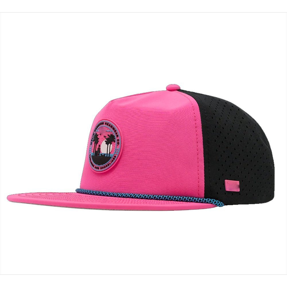 Unstructured Custom Men Blank Custom TPU Rubber Logo 5 Panel Non-waterproof Rope Hat Dry Snapback Sport Waterproof Dad Cap Hat