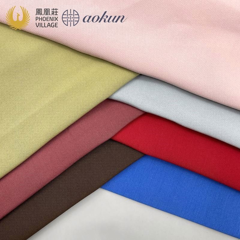 Fabric Customized Woven T/R Fabric Polyester Stretch Fabric for Pants and Dress