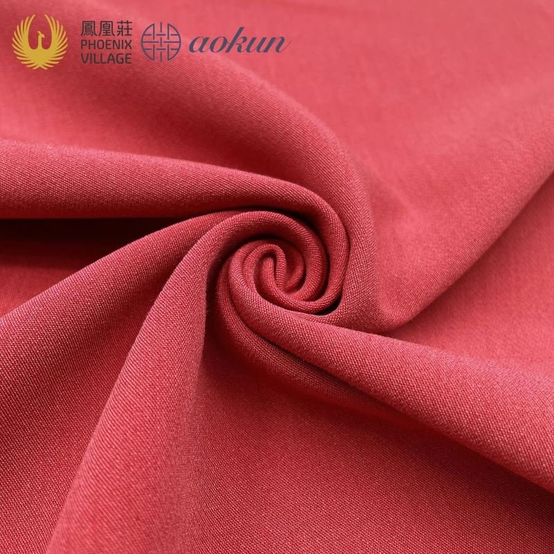 Fabric Customized Woven T/R Fabric Polyester Stretch Fabric for Pants and Dress