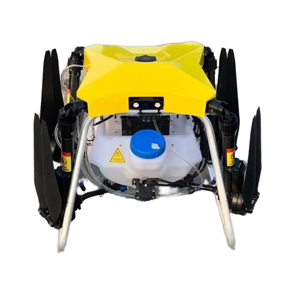 The New Listing Foldable Design Agricultural Drone 19 Liters For Crop Spraying Seeding Rice Wheat Fields