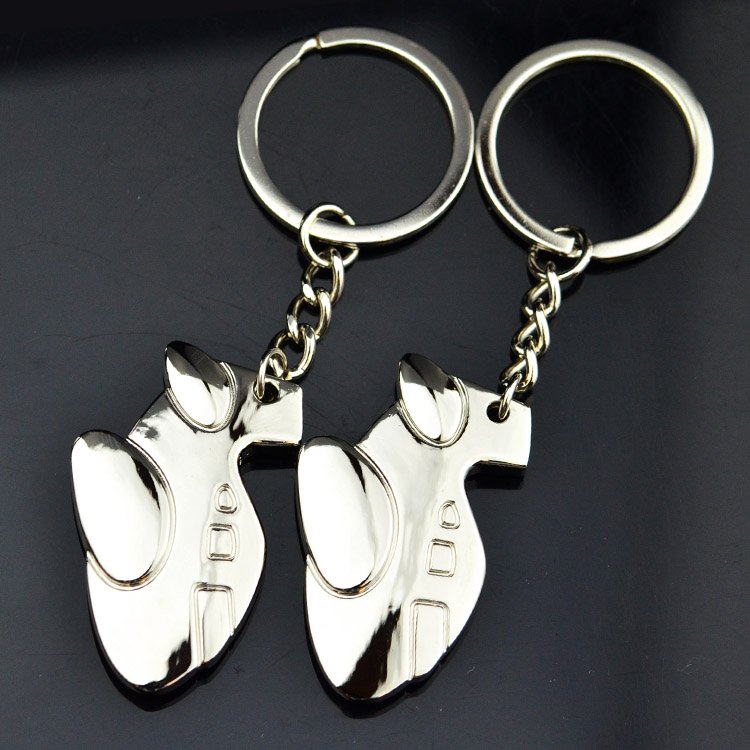 Custom Factory Wholesale 3d Metal Aircraft Key Chain Plane Keyring Airplane Metal Keychains