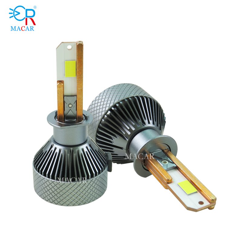 MACAR Four Copper Tubes LED Headlight High Power R16 320W 50000LM Car Led Headlight 24V 9005 9006 H1 Truck LED Headlight Bulb