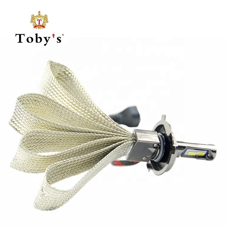 Fanless LED Headlight White Light 6500K Car System Lights Bulbs Waterproof Tobys Brand Led Lamp H7 High Low Beam