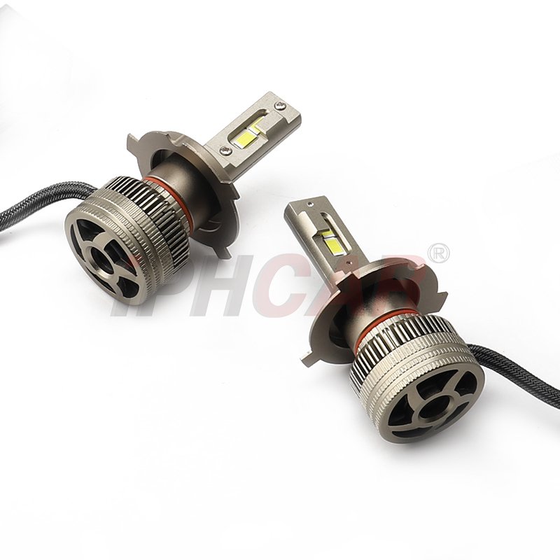 IPHCAR Factory Supply Super Bright T9 H4 H1 H7 9005 9006 HB3 HB4 H11 9012 LED Headlights Bulb Accesorios Para Autos