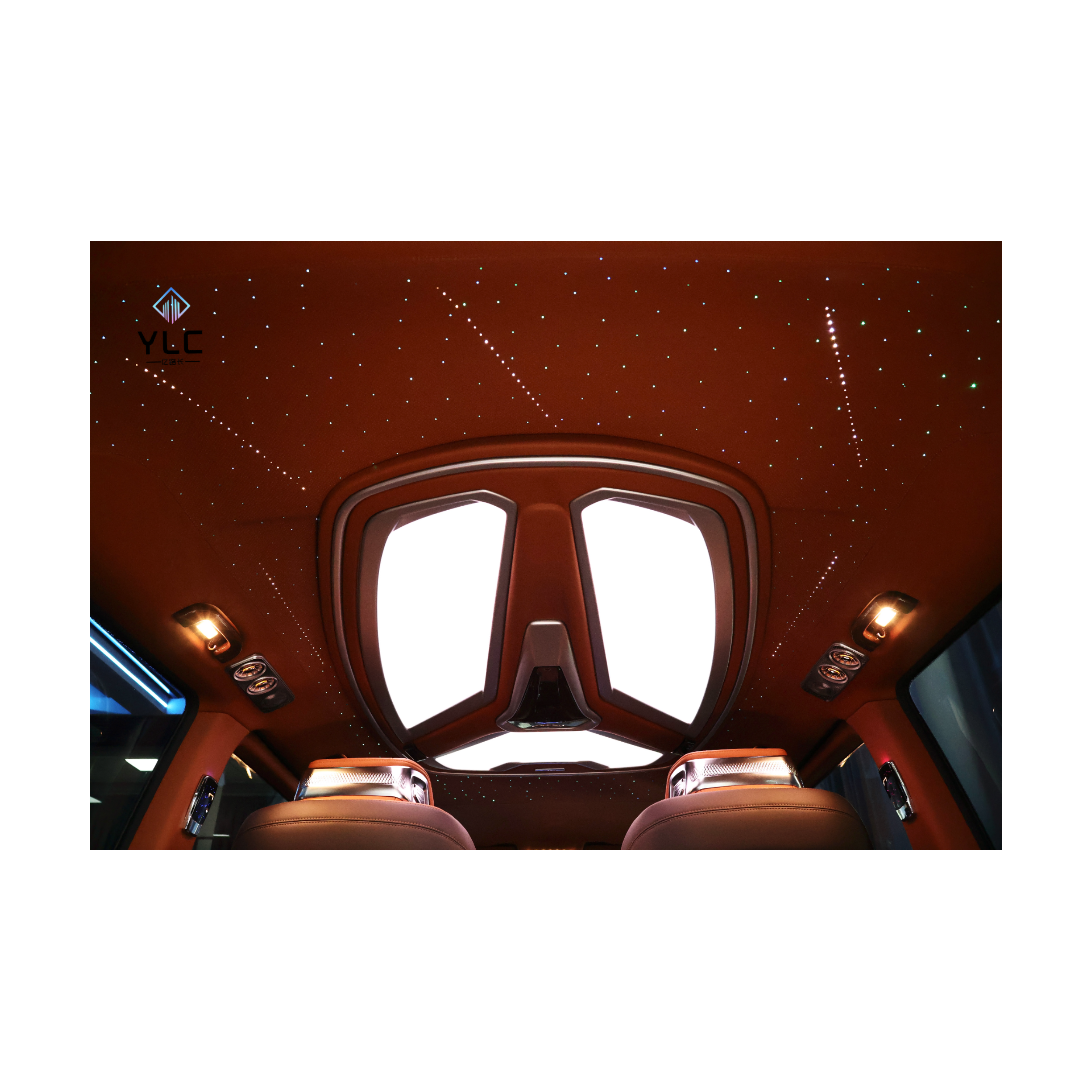 YLC New Mercedes Vito Sprinter Luxury Van Aviation Leather Seats Multifunctional Rear Camper Van Car Interior Upgrades