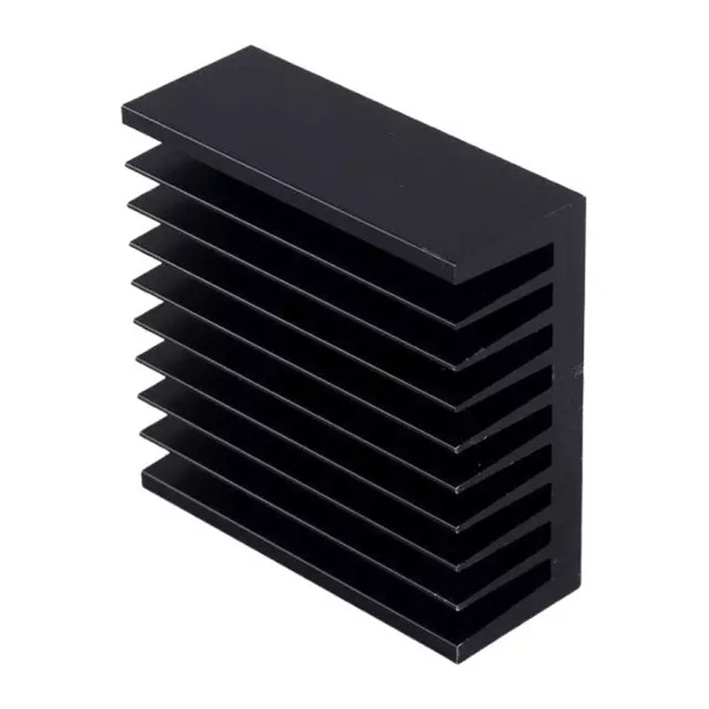 Custom Black Anodized Aluminum Profile Aluminum Heat Sink