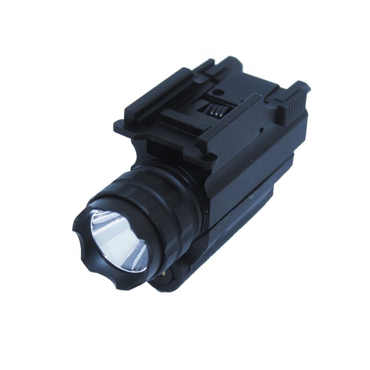 Hunting 2 in 1 Red Laser LED Flashlight 250 Lumens Tactical Flashlight Easy Mounted for Outdoor Sports