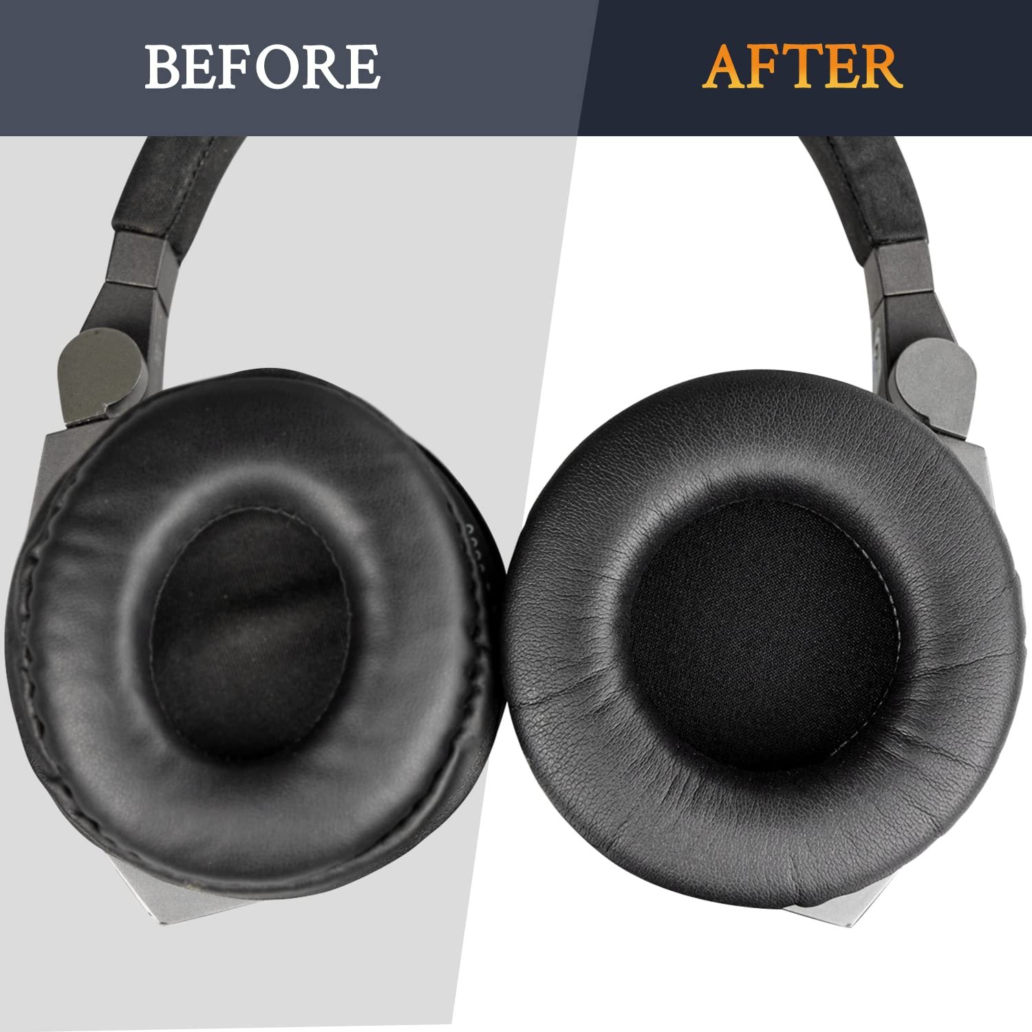 Wholesale Protein Leather Foam Headphones Earpads Cushions for Synchros E50 E50BT S500 S700 Wireless Headphones