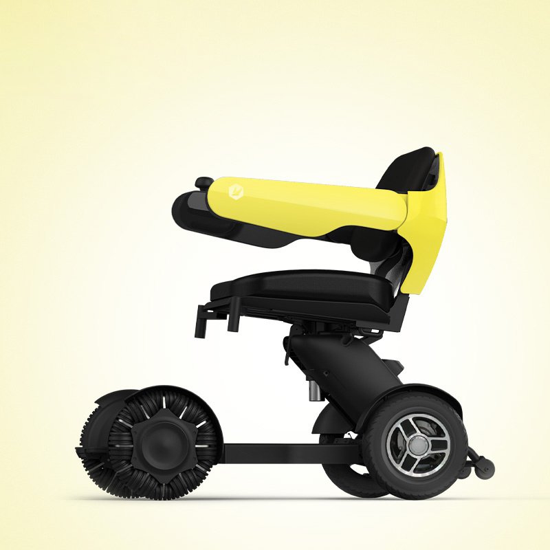 China Best OEM/ODM Medical Wheelchair Manufacturer with Brushless Motor Lithium Battery Mecanum Universal Front Wheel Chair- A1