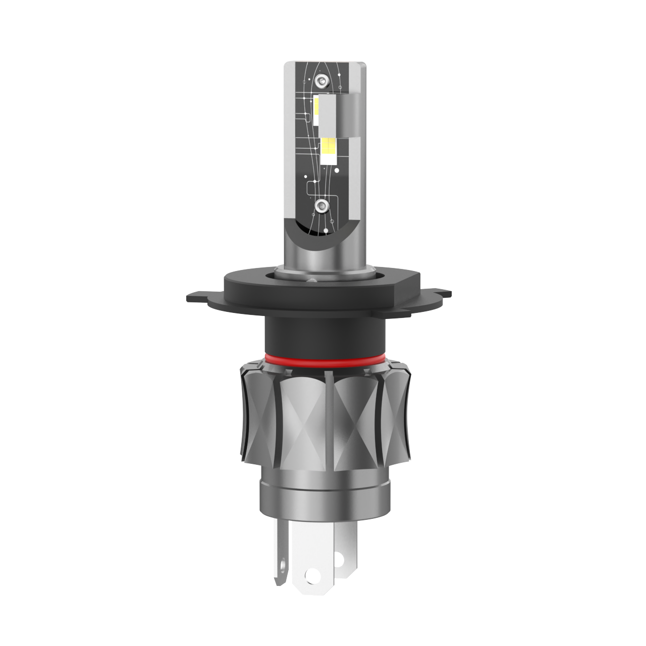 Asruex Car Accessories P19-H4 Led Motorcycle Headlight Bulb Canbus 30W 2200LM 4300k/6500K White Plug and Play Led Headlights