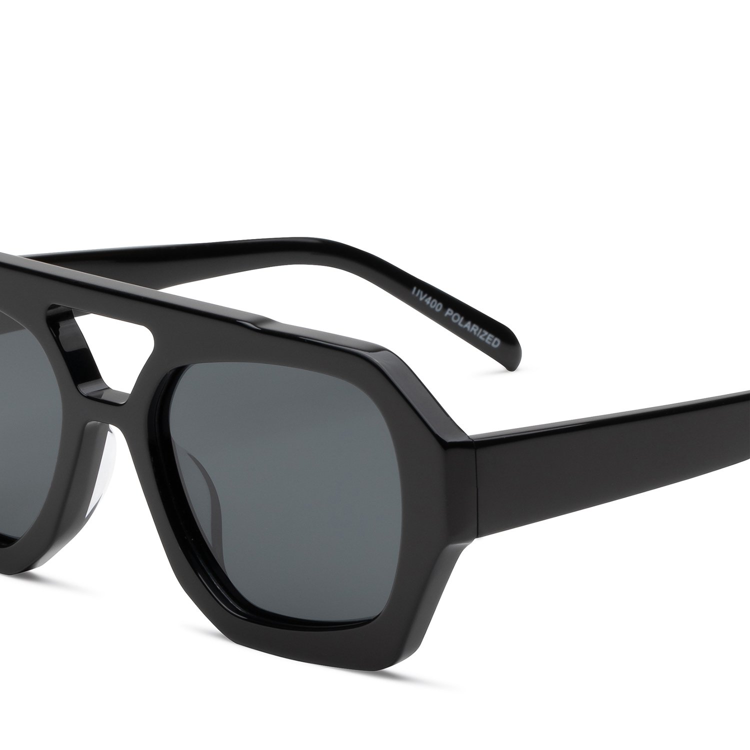DEMI High Quality Fashion Ladies Spectacles Custom Logo Acetate Polarized Retro Luxury Shades Sunglasses Aviation Style