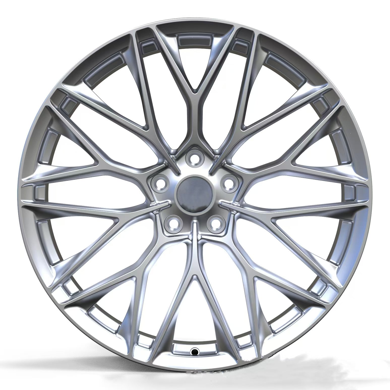 FBX097 16 17 Inch Spinning Aviation Aluminum Alloy Car Hub New Appearance Suitable for a Variety of Car Models Modification