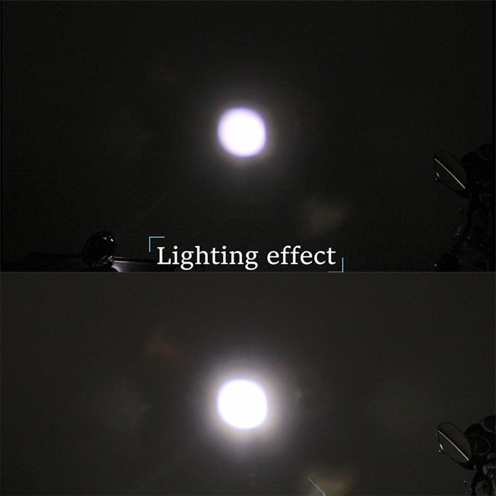 Motoled Motorcycle U5 Mini LED Angel Eye Projector Lens Headlight Spotlight Fog Lamp