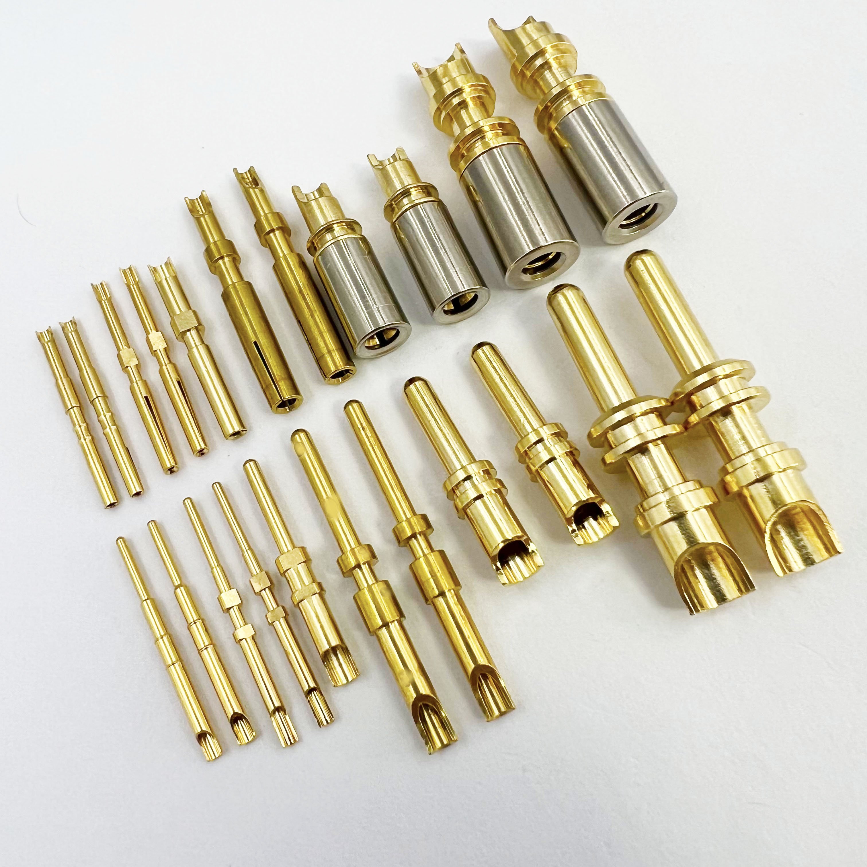 cheap price customize connector manufacturer brass male female contact pin