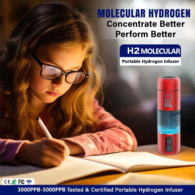 Professional Manufacturer Supplier Best Selling Wholesale Spe Pem Usb Rechargeable Hydrogenated Generator Hydrogen Water Bottle