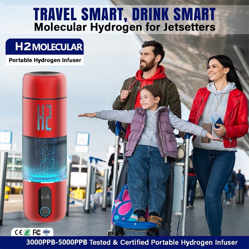 Professional Manufacturer Supplier Best Selling Wholesale Spe Pem Usb Rechargeable Hydrogenated Generator Hydrogen Water Bottle