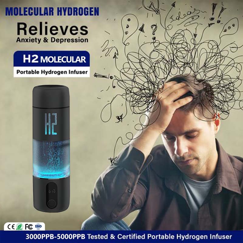 Professional Manufacturer Supplier Best Selling Wholesale Spe Pem Usb Rechargeable Hydrogenated Generator Hydrogen Water Bottle