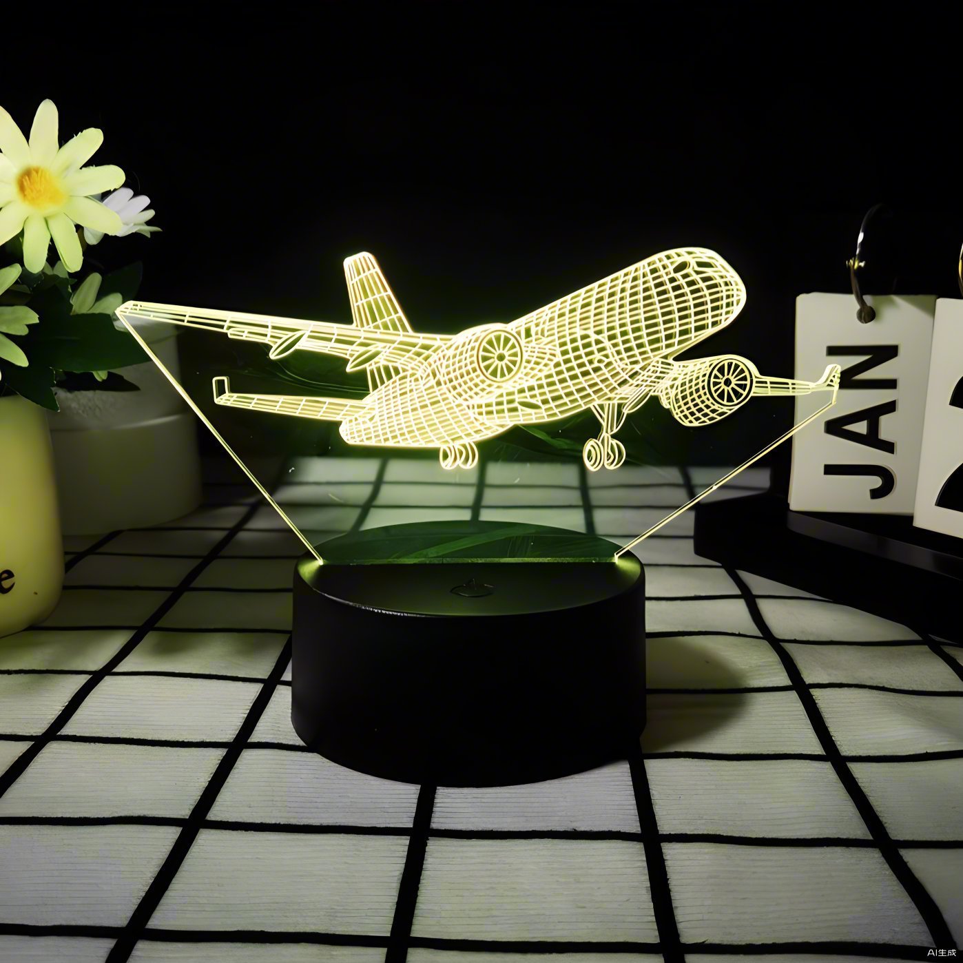 War Plane Fighter aircraft 3d Night Lights Jet Plane Table Lamp Christmas decorative lights Send friends send children