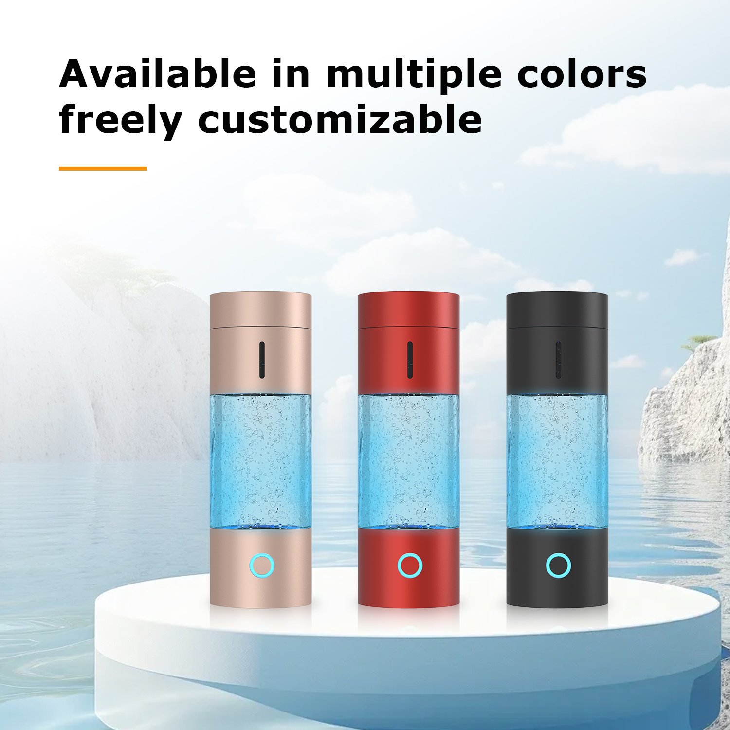 Best-selling Factory Wholesale High Hydrogen Content Hydrogen Water Bottle,Portable Hydrogen Water Bottle Generator.