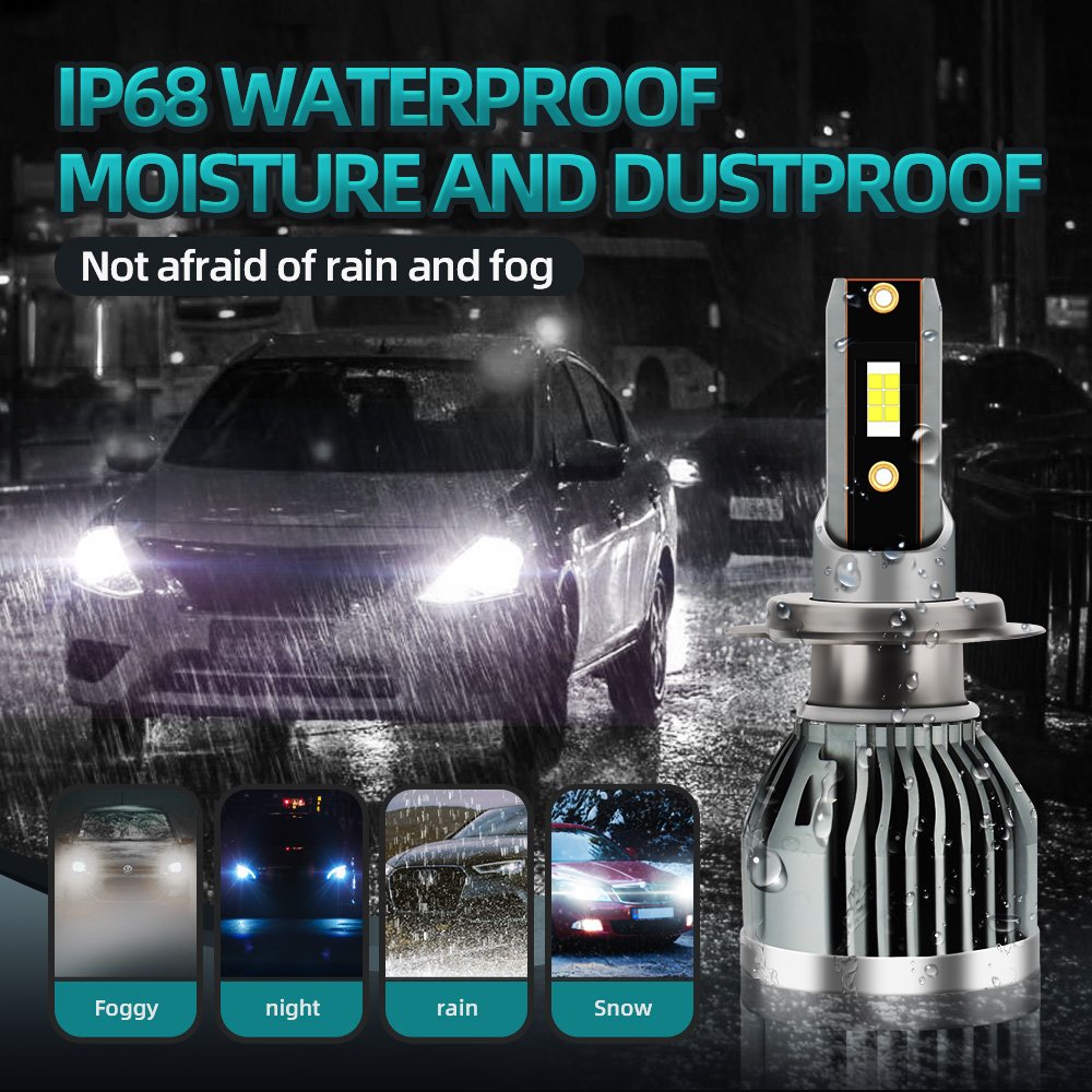 Roadsun Super Canbus No Error Seoul-csp 3570 Chips High Low Beam Car Lights 9005 9006 9007 H4 H7 Led Headlights Bulb Auto Parts