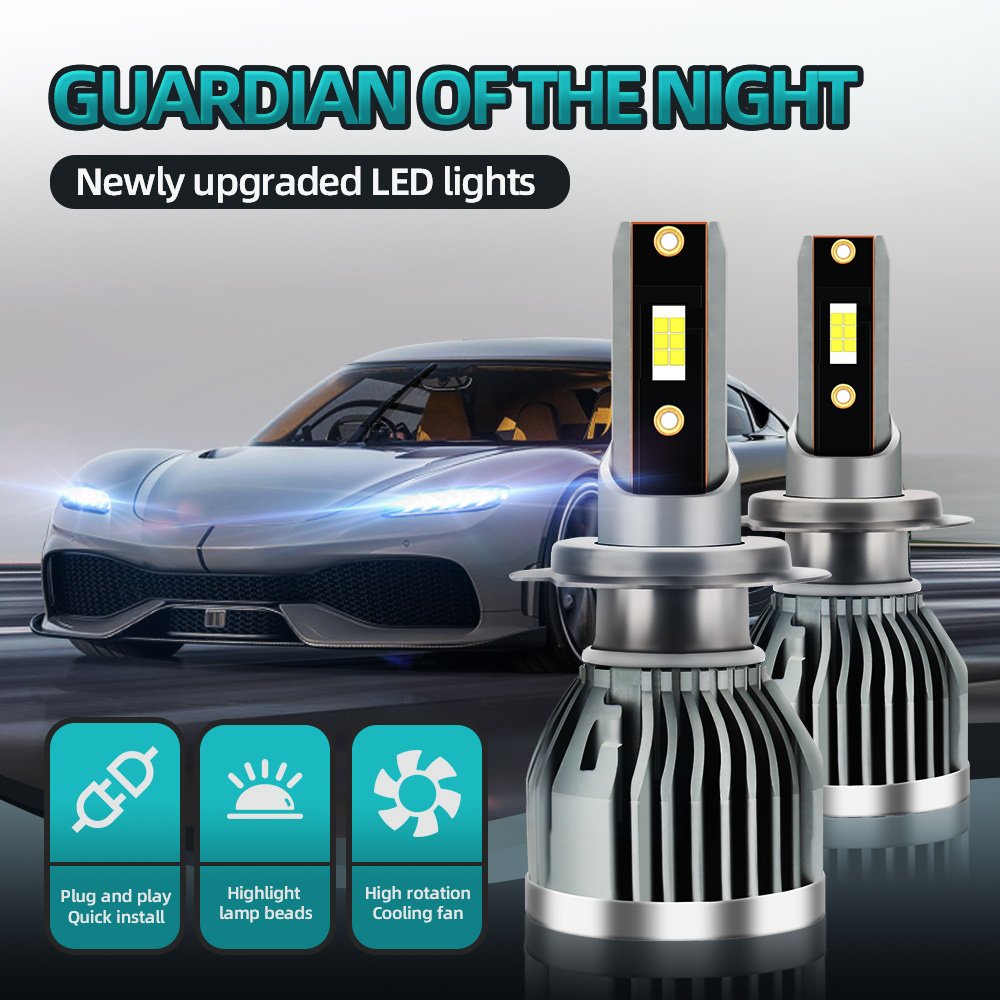Roadsun Super Canbus No Error Seoul-csp 3570 Chips High Low Beam Car Lights 9005 9006 9007 H4 H7 Led Headlights Bulb Auto Parts