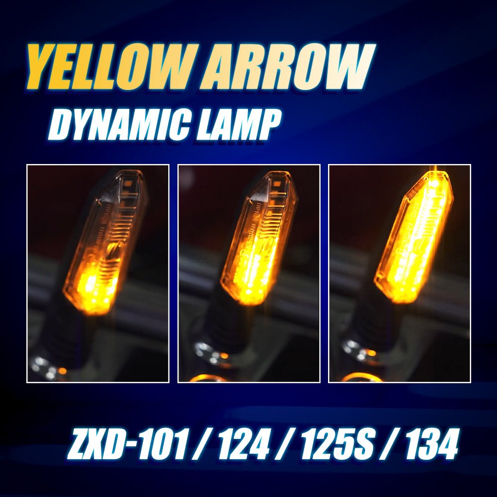 MOTOLED Brasil Motorcycle Turn Signal Titan 150 2000 CB250 Twister Lander250 Factor125 DC12V Fixing Dynamic Indicator Light