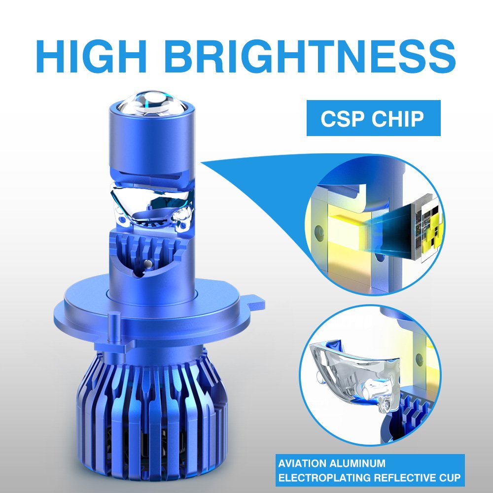 Motoled Led Headlight Bulb H4 HS1 H7 P15D H6M AC DC 100W 120W 12000LM 16000LM High Low Beam for Motorcycles Car Offroad ATV UT
