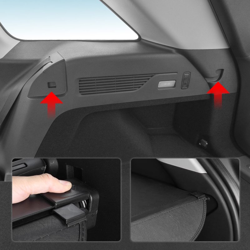 Drop Shipping Retractable Trunk Cargo Cover for Lincoln Nantilus Aviator Corsair Car Innovative General Interior Accessories
