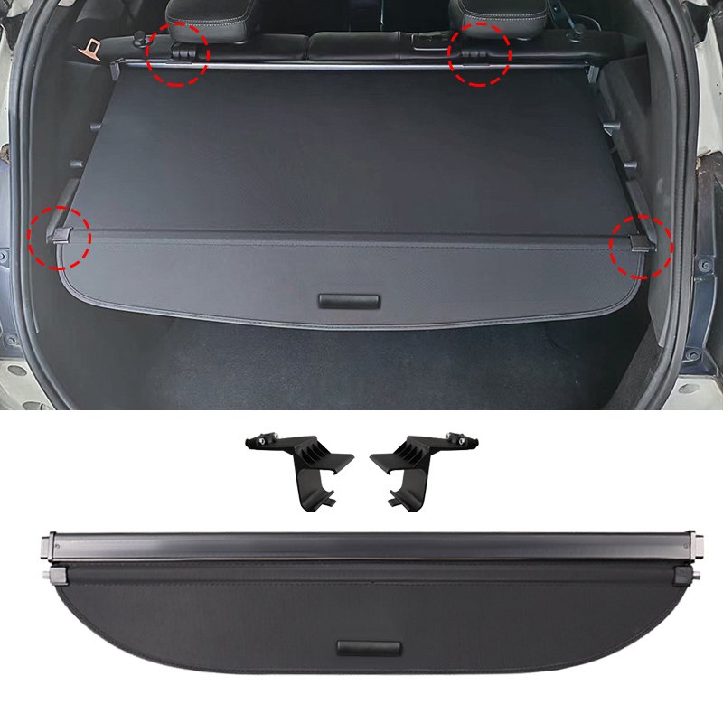 Drop Shipping Retractable Trunk Cargo Cover for Lincoln Nantilus Aviator Corsair Car Innovative General Interior Accessories