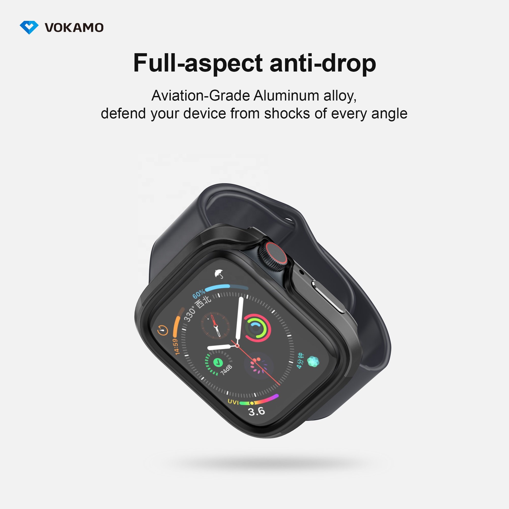 Luxury Shock-Absorbing Watch Case Aluminum Alloy Watch Cover Premium Durable Signal-Friendly Impact-Resistant Watch Accessory