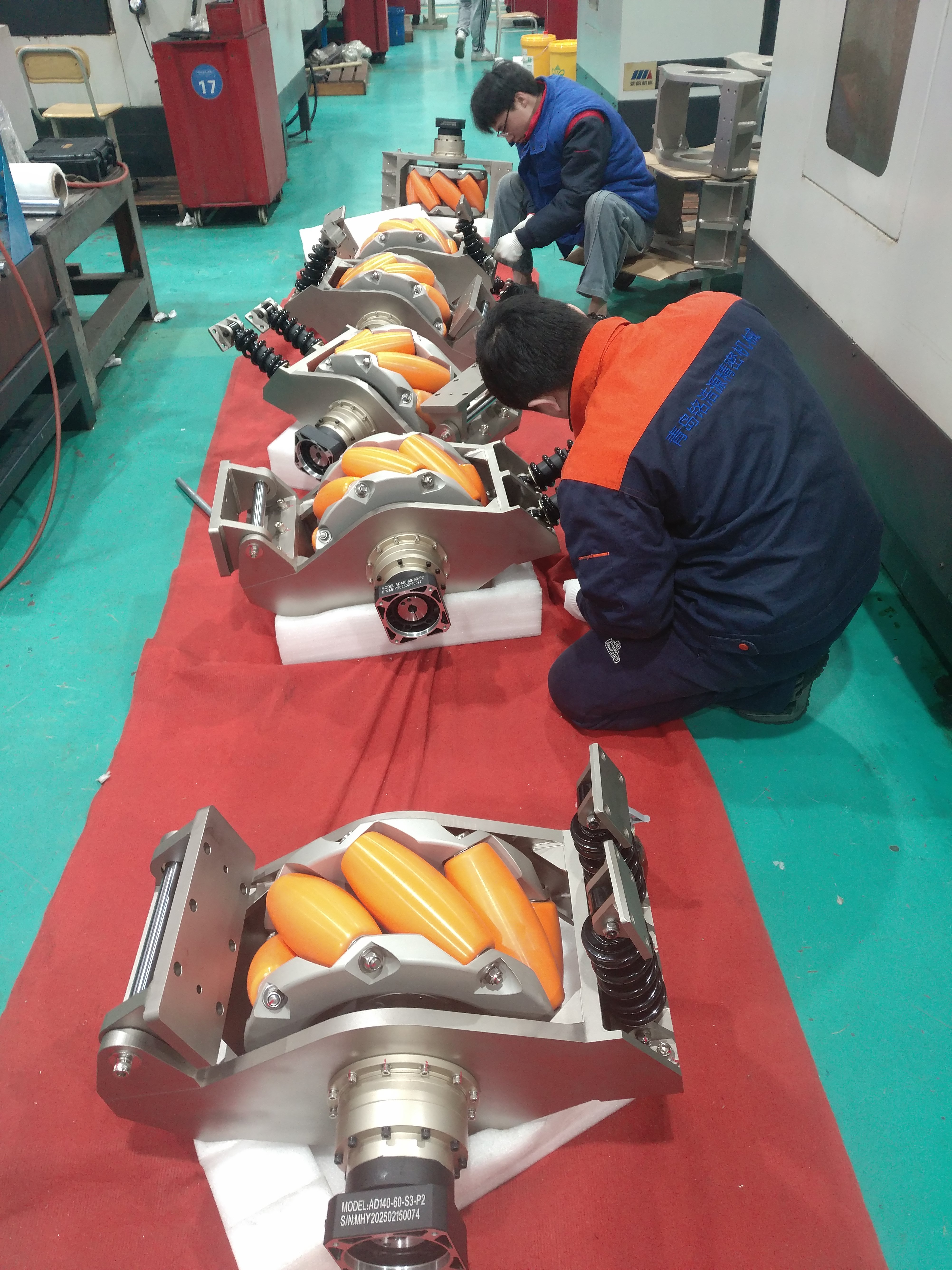 Mecanum Aluminium Trolley Wheel for Material Handling Equipment Parts