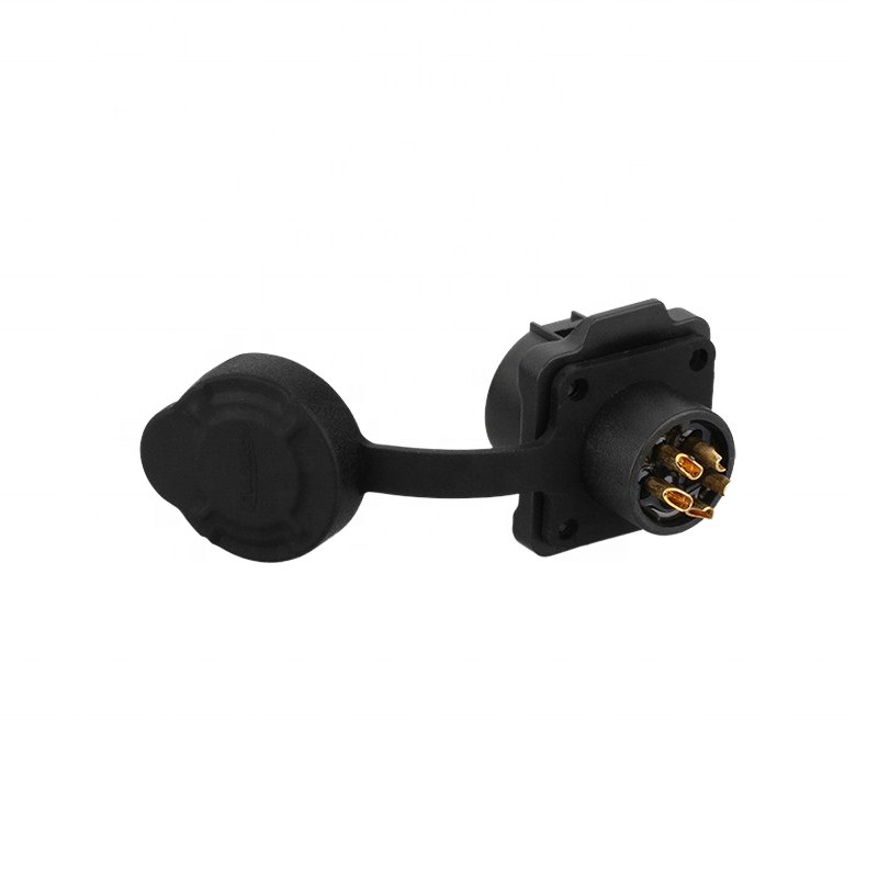 IP67 Waterproof LP12 Cnlinko Aviation Round-shaped Plastic Connector 5Pin Low Voltage Male Female Plug Gold Plating for Power