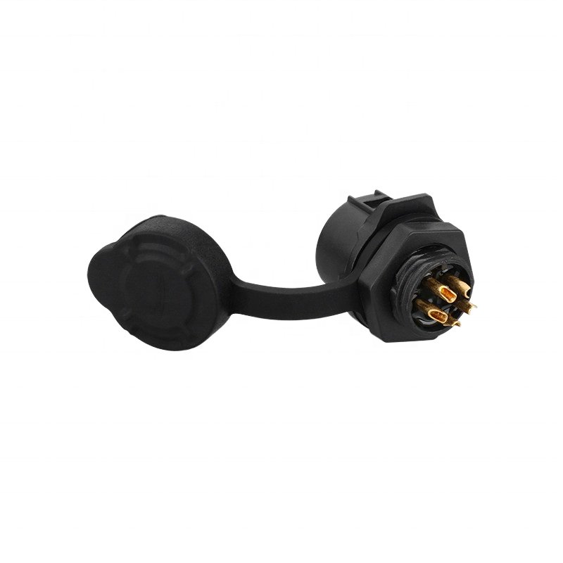 IP67 Waterproof LP12 Cnlinko Aviation Round-shaped Plastic Connector 5Pin Low Voltage Male Female Plug Gold Plating for Power