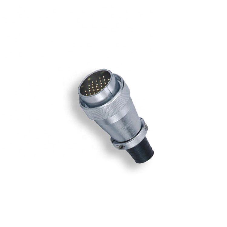 WEIPU WS Series IP67 Waterproof 10Pin Brass Gold Plating Aviation Metal Plug Socket Male Female Receptacle ZS Threaded Power