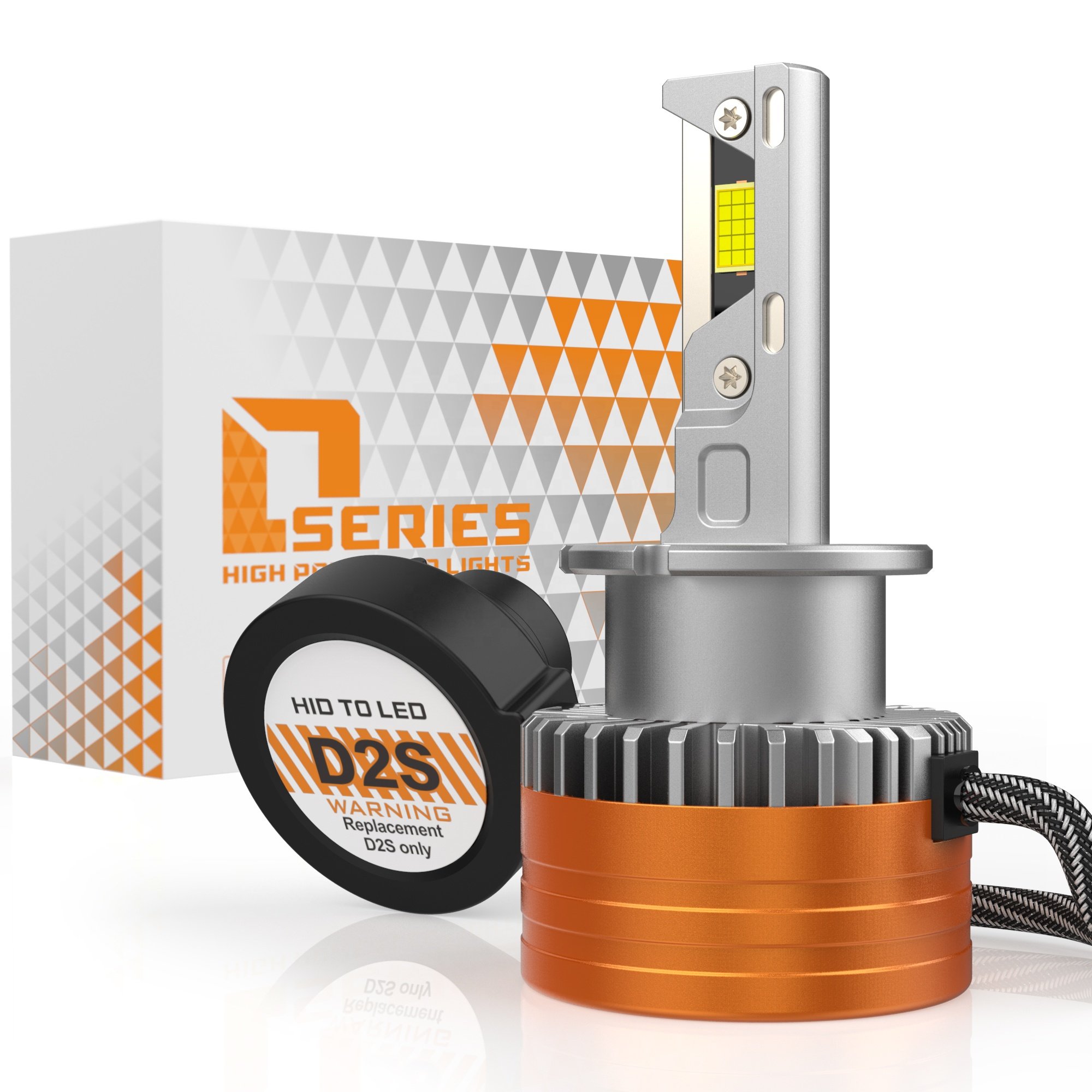 MACAR D1S D2S D3S D4S D8S Canbus Car LED Headlight 110W 10000LM 6000K HID Xenon Light to Led HeadLamp Bulb Driving Light