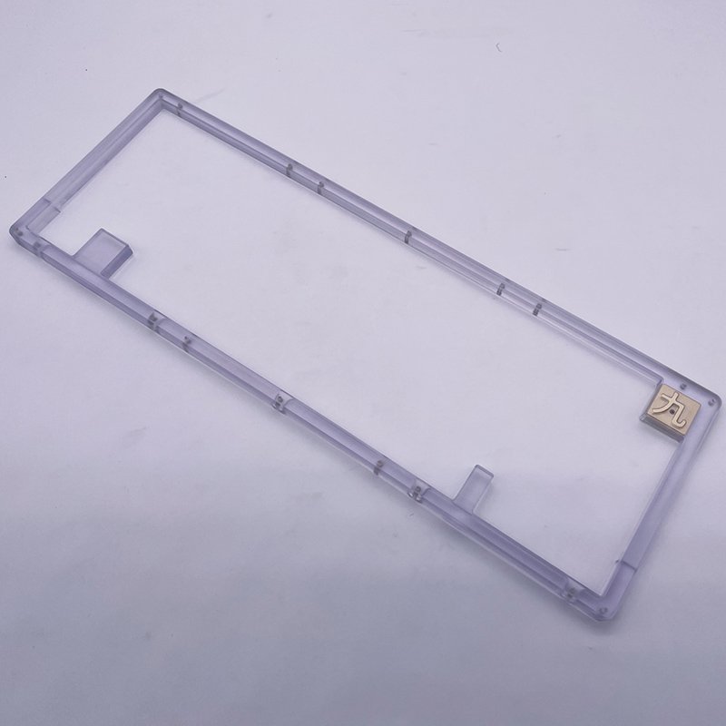 Oem Cnc Mechanical Gaming Keyboard 60% Keyboard case Weight Plate Cnc Machining Aluminum Keyboard case with Multicolor Anodize