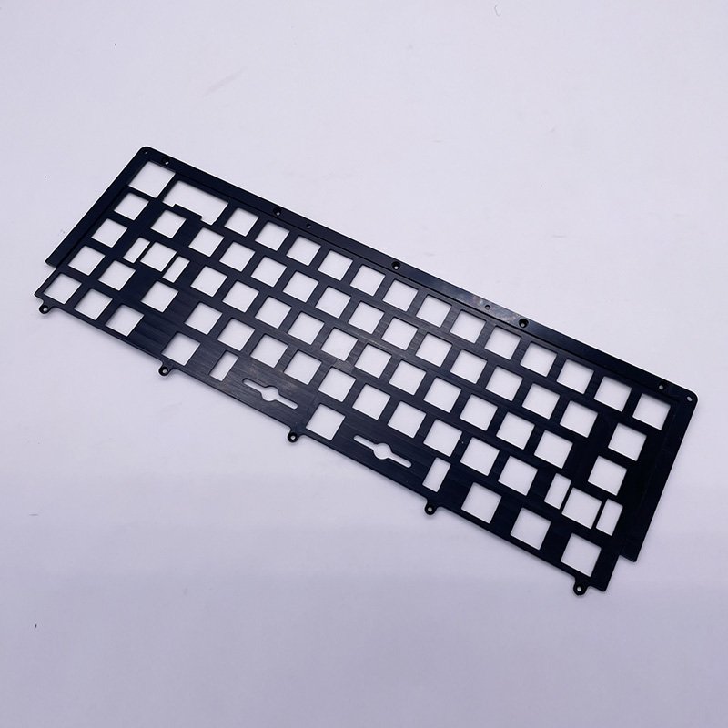 Oem Cnc Mechanical Gaming Keyboard 60% Keyboard case Weight Plate Cnc Machining Aluminum Keyboard case with Multicolor Anodize