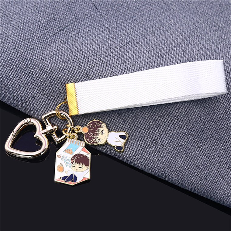 Fabric Embroidery Custom Bike Keytags Motorcycle Aviation Keychain Accessories Jet Tags