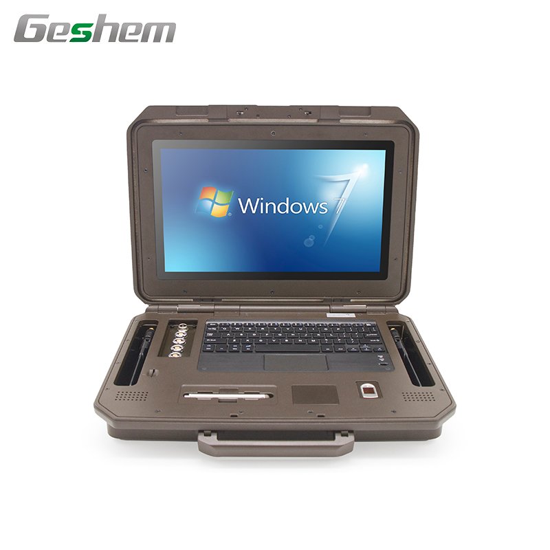 13.3 Inch Metal Materials Rugged Laptop Tablet Pc N2930 CPU 4GB Ram 64G SSD USB LAN SIM Interfaces All Connecters