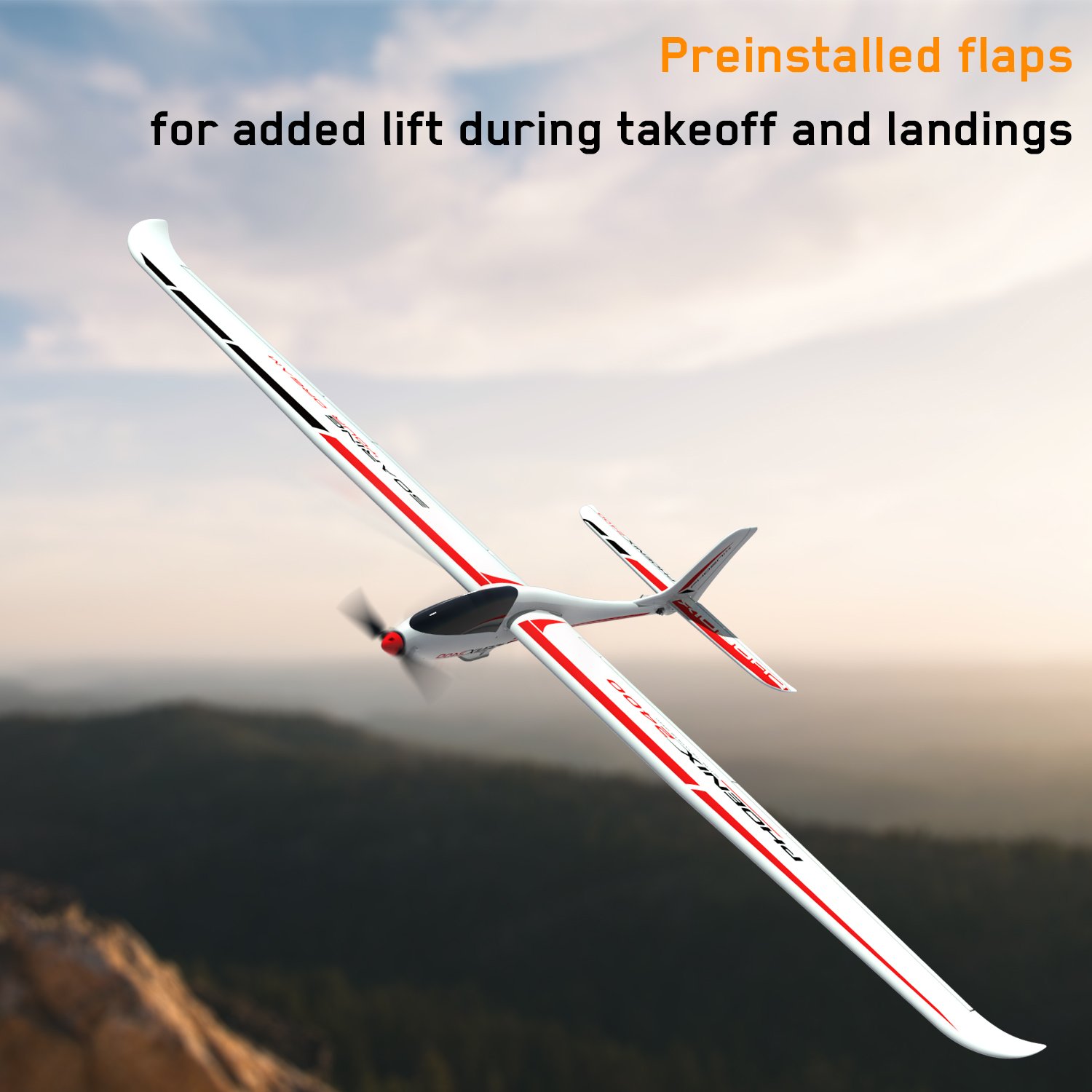 PNP RC Aircraft Brushless 4023/1050KV Brushless 40A Professional Level Glider