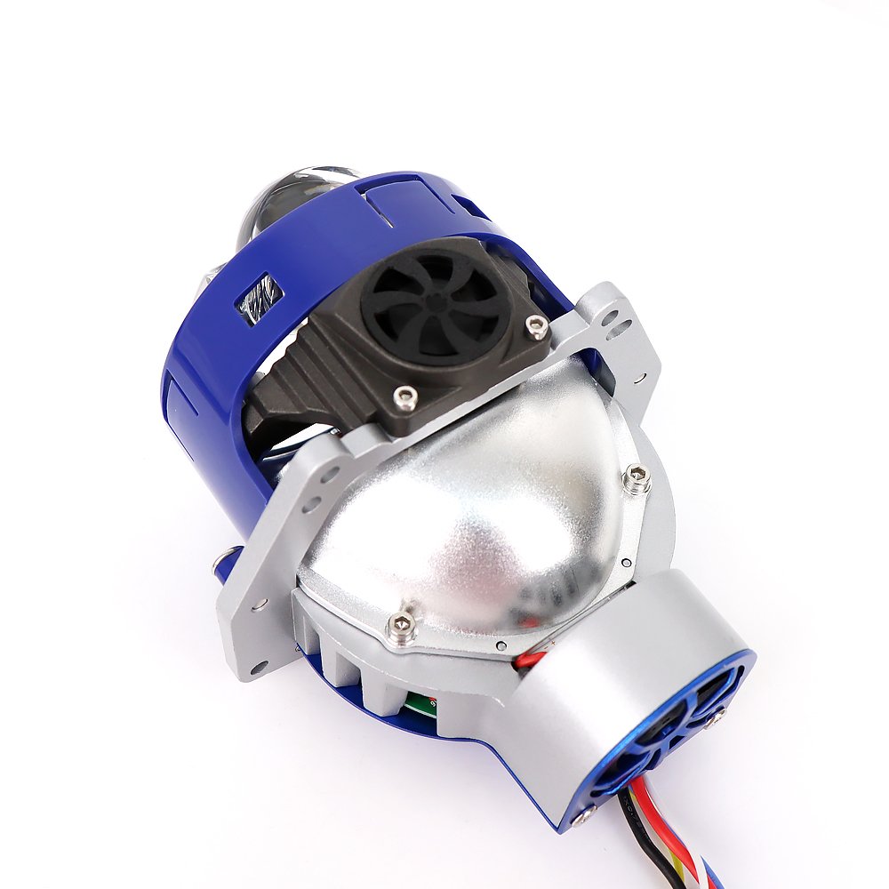 Car Accessories White Color Dual Direct Light H4 Projector Bulb Biled Projector Lens Fog Lights Laser Bi Led Projector