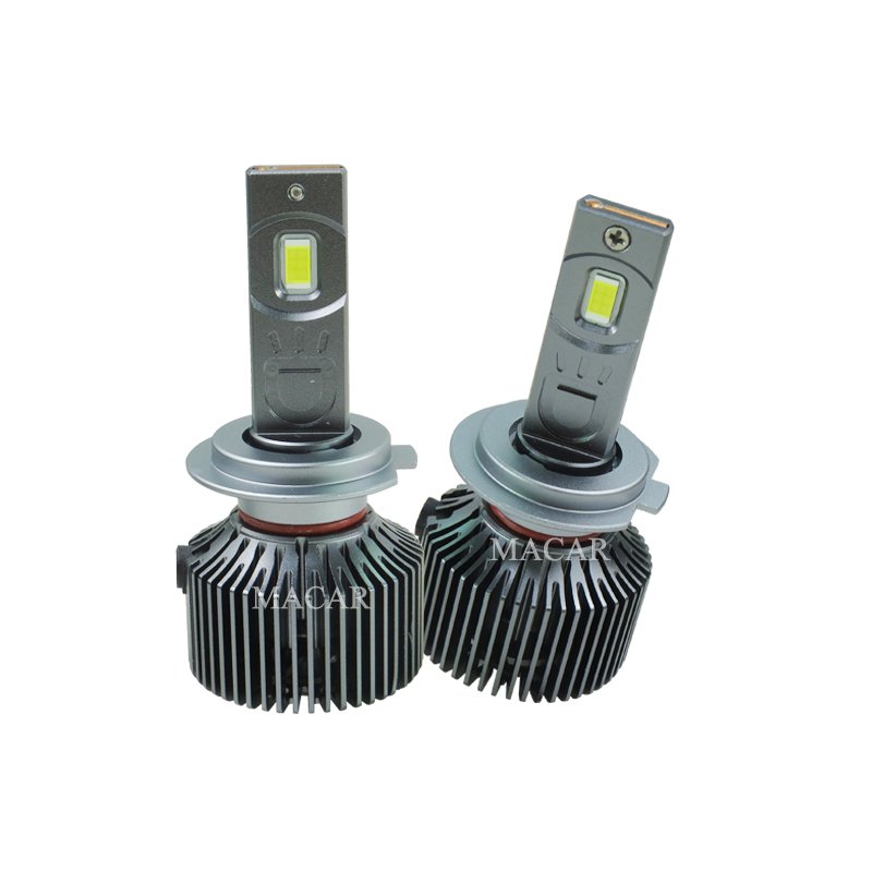 MACAR 120W Car Light Bulb H1 H7 Led 9006 Canbus Auto Accessories LED Bulb 12V 6000K M45D Luces Focos H1 H7 Led Headlights