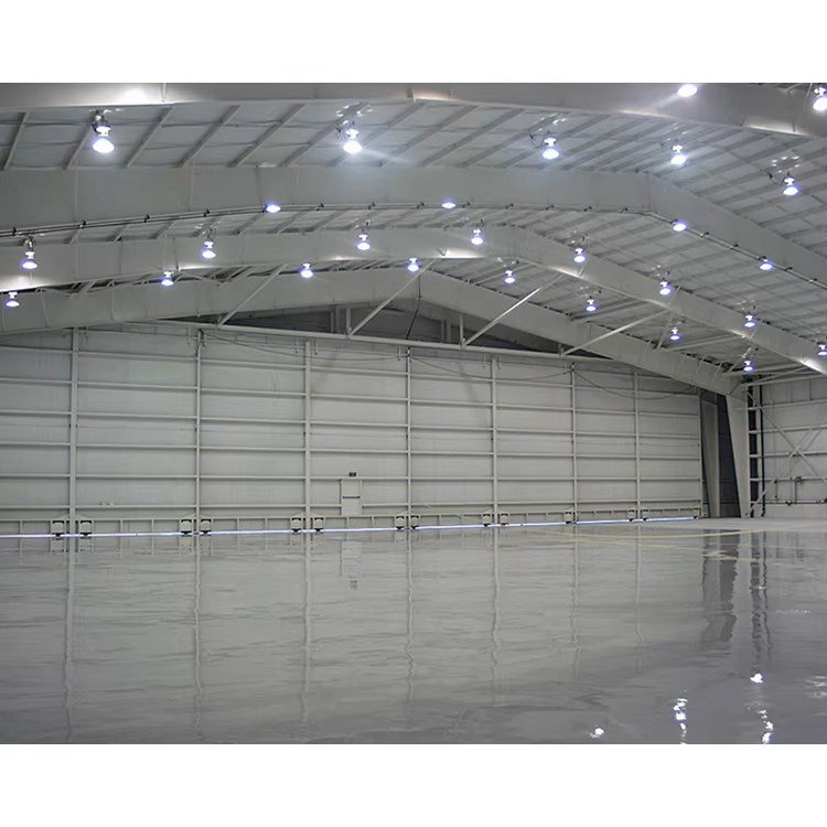 Modular Prefabricated Steel Structure Aircraft Hangar Economical Small Industrial Kit For Easy Assembly Use As A House Warehouse